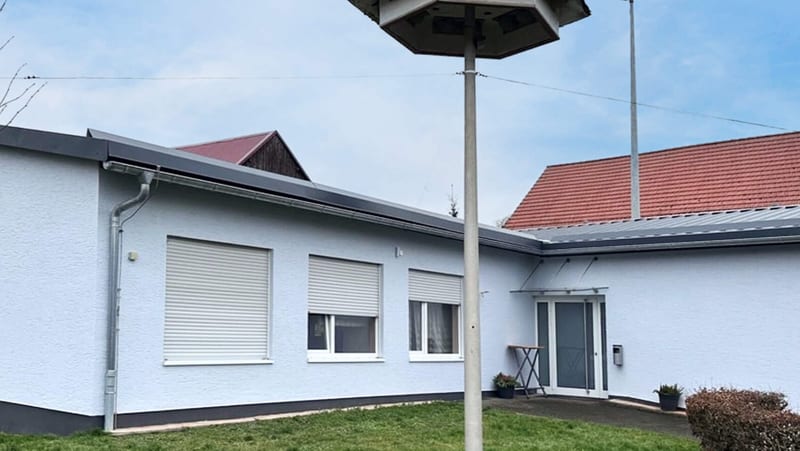 Dorfgemeinschaftshaus Friebertshausen — Außenansicht